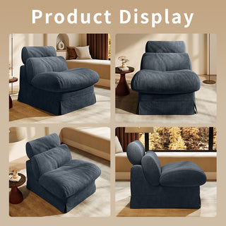 Accent Chair, Soft Medium Firm Upholstery For Living Room