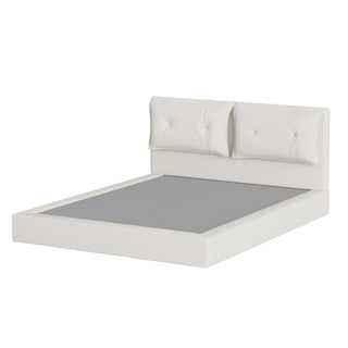 Airframe - Upholstered Bed Frame With Double Layered Upholstered Headboard