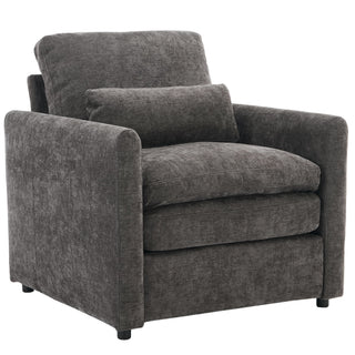 Cozy Upholstered Cushion Armchair For Living Room