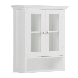 Acadian - Double Door Wall Cabinet - Pure White