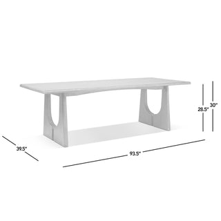 Carmel - 8 Seater Dining Table - Antique Brown