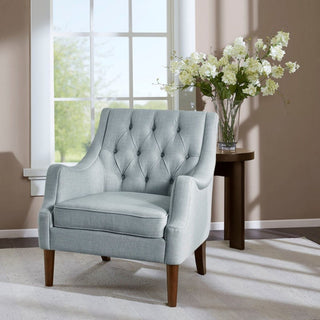 Qwen - Button Tufted Accent Chair