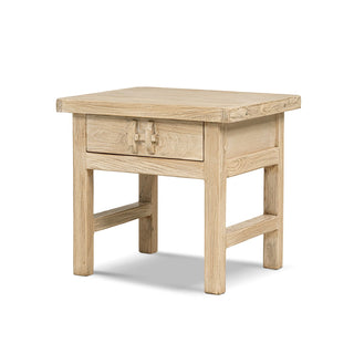 Rowan - Side Table With Drawer - Light Brown