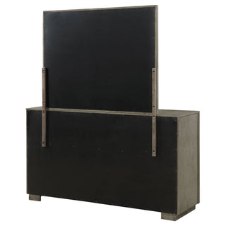 Prescott - 8 Drawer Dresser With Mirror - Brown