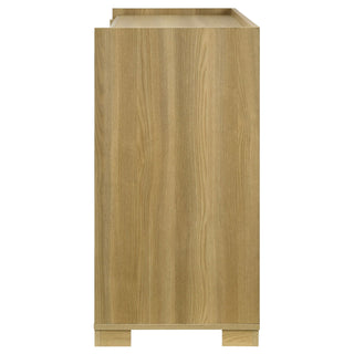 Lincoln - 6 Drawer Dresser - Natural / White