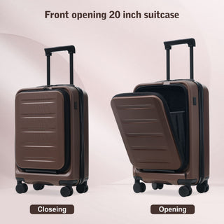 Hardside Luggage Set 5 Piece With Front Opening