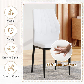 Dining Chairs With Shell Pattern, Comfort And Style