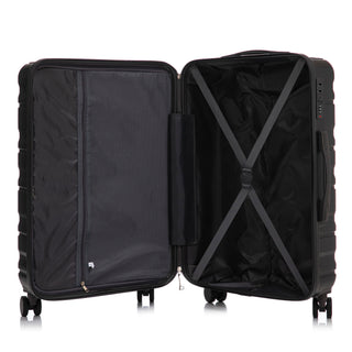 Tourist 3 Piece Luggage Set, Combination Lock, Durable Hard Shell With 360° Silent Wheels