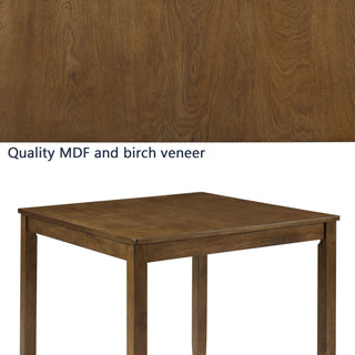 Dining Square 4 Person Table, Only The Table - Oak