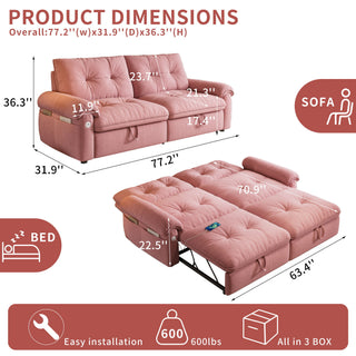 Convertible Cloud Like Sofa Bed