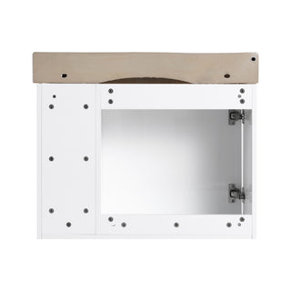 Wall Mounted Bathroom Vanity With Sink & Soft Close Door