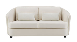 Mariko - 3 Piece Living Room Set Sofa Loveseat Chair - Beige