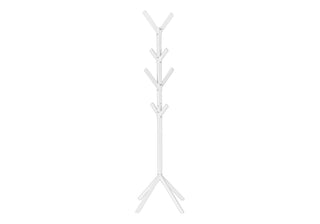 Coat Rack, Hall Tree, Free Standing, 8 Hooks, Entryway, Contemporary & Modern