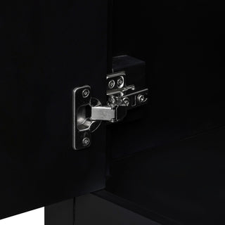 Modern Bathroom Vanity Base Only, 2 Doors And 3 Drawers