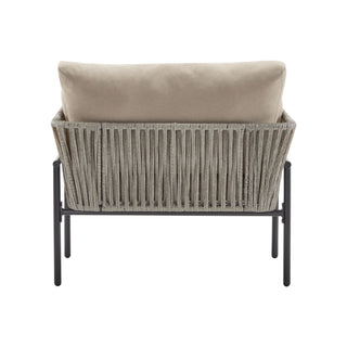 Rope Lounge Chair With Cushions For Modern Spaces