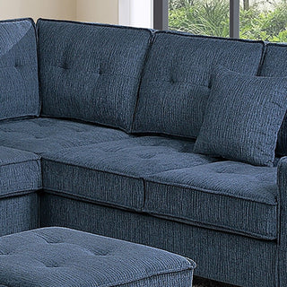 Sectional Set With Corner Wedge Ottoman USB Port