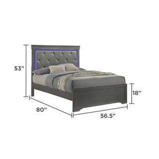 Blaze - Bed With LED Headboard