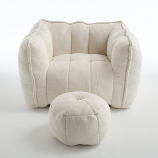 Soft Bean Bag Chair With High Resilient Foam