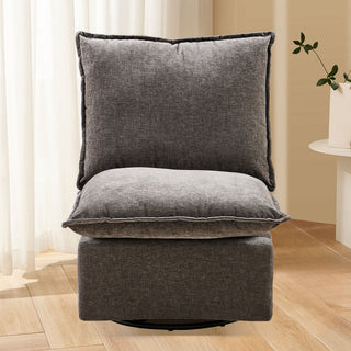 Detachable Single 360 Swivel Rocking Rocker, 360 Swivel Sofa Chair & Single Sofa Lounge, Comfortable Seating For Living Room & Bedroom Sofa 1 Piece