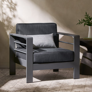 Cape Coral - Club Chair - Dark Gray