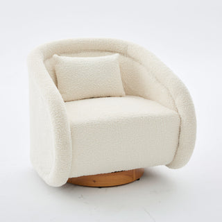 Swivel Accent Chair With 360 Degree Rotating