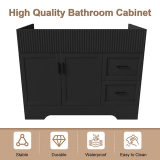 Modern Bathroom Vanity With 2 Drawers