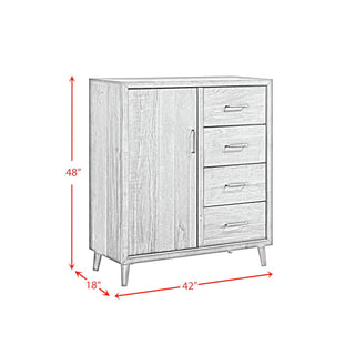 Malibu - 4-Drawer Chest - Walnut