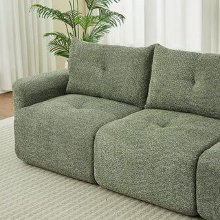 3 Seater With Thickened Armrests Sofa For Living Room