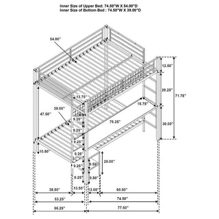 Barham - Workstation Bunk Bed With Integrated Desk