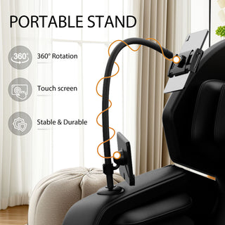 Massage Chair Recliner With Zero Gravity With Full Body Air Pressure - Black / Blue / Gold