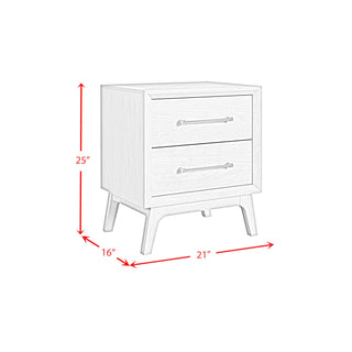 Westland - 2-Drawer Nightstand - Almond