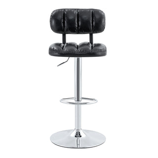 Adjustable Height Bar Stools With Footrest For Kitchen Island (Set of 2)