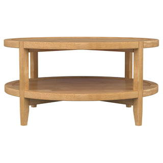 Isbell - Round Table With Storage Shelf