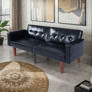 3 Position Split Back Futon Sofa Bed For Living Room