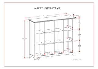 Amherst - Cube Storage Bookcase