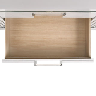 Twenty Nine - Nightstand With USB - White
