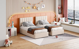 Upholstered Platform Bed With A Hydraulic Storage System