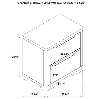 Mirador - Bedroom Set With Upholstered Headboard