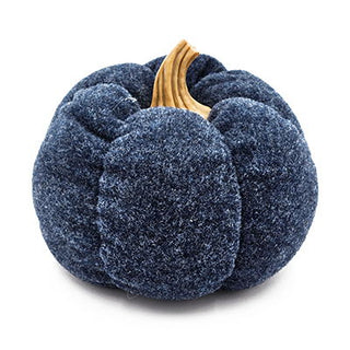 Pumpkin Ornament Decor For Holiday Harvest Festival Fall Festival & Thanksgiving (Set of 3) - Blue