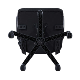 Ergonomic Height Adjustable Office Chair With Armrest - Black