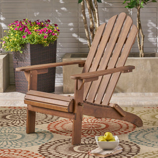 Aurascape - Outdoor Acacia Wood Foldable Adirondack Chair