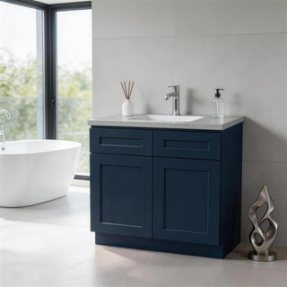 Shaker Base Cabinet With Soft-Close Hinges, Adjustable Shelf