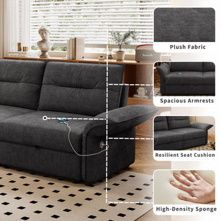 Sofa Bed With Convertible Design, Living Room Furniture