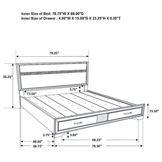 Corbin - Glittering Bedroom Set