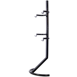 Indoor Bike Rack Stand For 1 - 2 Bicycles With Adjustable Arms - Black
