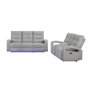 Isolde - Power Reclining Set With LED Lighting
