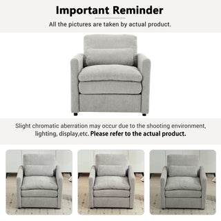 Cozy Upholstered Cushion Armchair For Living Room