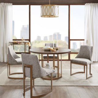 Contemporary Modern Accent Dining Chairs (Set of 2)