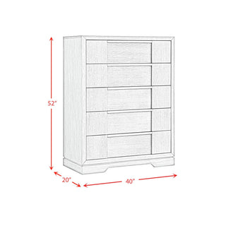 Kelis - Panel Bedroom Set With LED