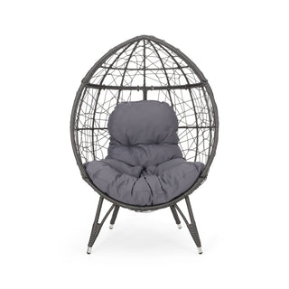 Cosmos - Round Hammered Iron Teardrop Chair